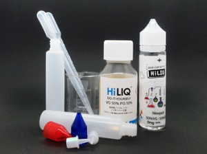 ニコチンリキッドの作り方 Hiliqnoニコチンベース液 Vape 電子タバコ フロッグマン ファン