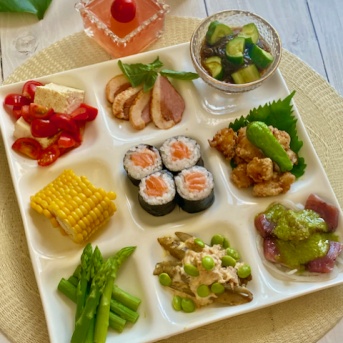 久しぶりのおつまみワンプレート