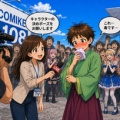 【生成AI漫画】銭子のひとりごと in コミケ108