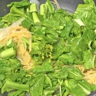 春野菜たっぷり♪菜の花とベーコンの簡単ワンパンパスタ！