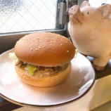 『手作りハンバーガー弁当（ツナ）』の画像