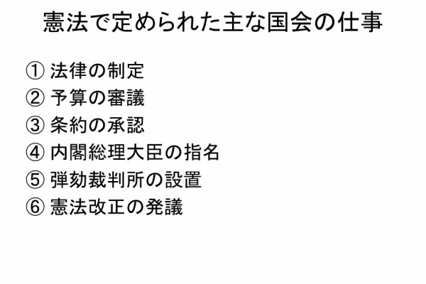 中学生のための社会科講座 内閣総理大臣の指名