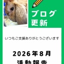 2026年8月の活動報告