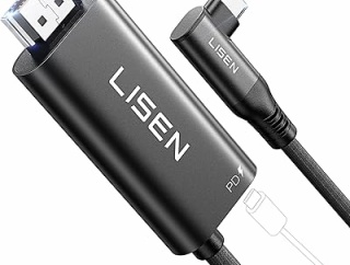 【1,399円】LISEN USB-C to HDMI ディスプレイケーブル 1m 2E364がクーポン特価。USB-C機器への電源供給も可能