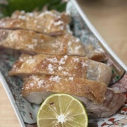 【レシピ】鶏肉の塩こうじ柑橘焼き。と　献立。とお手紙を書くまで。