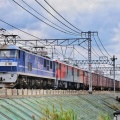 ＪＲ貨物　ＥＦ２１０-１０６号機牽引　ＥＨ５００-７０号機無動力回送＠２０７３レ