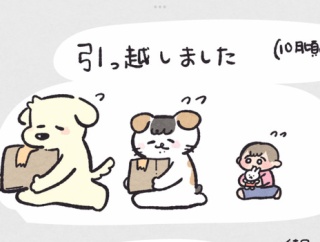 引っ越しました