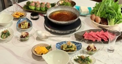 夏の出汁しゃぶの夜ごはん