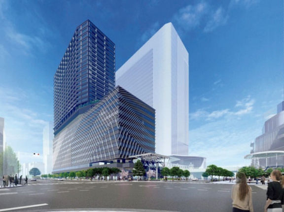 地上30階「泉岳寺駅地区第二種市街地再開発事業」の建設状況！低層部にオフィスが入る泉岳寺駅直結タワマン（2026.5.5）