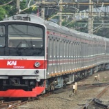 『205系横浜線H25+24編成、補助電源換装』の画像