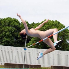 初めての全裸スポーツテスト 神木麗