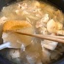 どぅるどぅる豚汁出来ました！