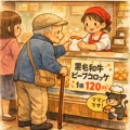 コロッケのために10分待つ