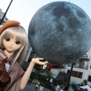ユイリちゃんと下北沢にお月見してきました！