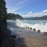 『今日の荒神海水浴場について』の画像