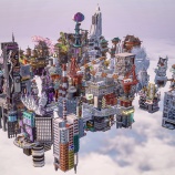 『【ワールド配布】Minecraft違法建築イベント5 -Diffusion』の画像