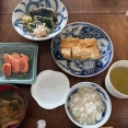 無理して食べる家人