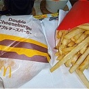 ダブルチーズバーガー＠マクドナルド