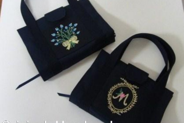 なんでも刺繍しちゃおっと！ - ブックカバー・聖書カバー