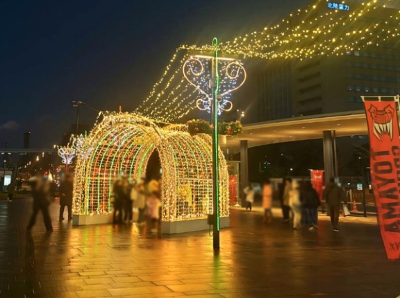 富山の街を彩るイルミネーション！『とやまスノーピアード2026 ホワイトイルミネーションとやま』開催！11月28日～1月31日。