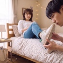 スニーカーの向こうに
