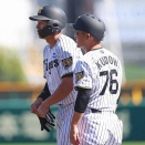 阪神ドラ1立石、プロ初3番で3四球＆好守備！平田2軍監督「球際が強い」