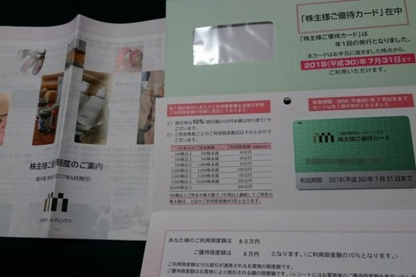 株主優待おデブ日記 三越伊勢丹