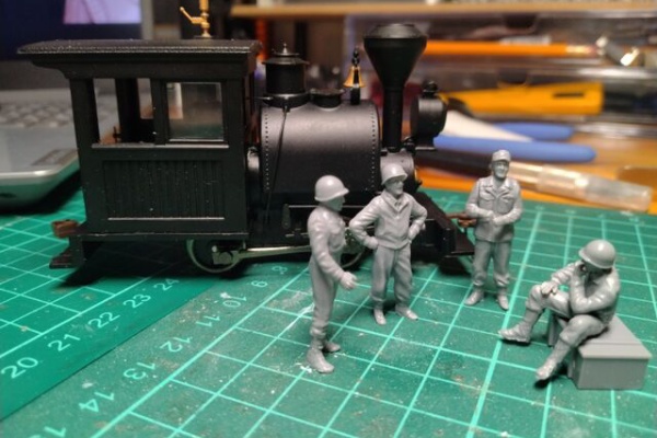 クローゼットの中の鉄道模型