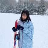 『[ノイミー] 尾木波菜「スノボー、少しだけ上達…」』の画像