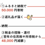 『ふるさと納税について』の画像