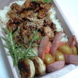 『弁当に　　ミント＆ローズマリー（笑）』の画像