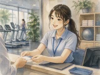 スポクラ窓口でバイトしてます。ついさっき出会ったいい人の話。