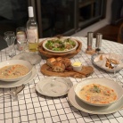 チキンクリームシチューとごちそうサラダとかの夜ごはん&楽天マラソン最終日