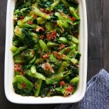 『キッチンバサミと耐熱容器のみ！即席5分以内でレンチンで簡単☆小松菜のおかか醤油和え 【#お弁当 #おかず #お弁当おかず】【お弁当おかず3】』の画像