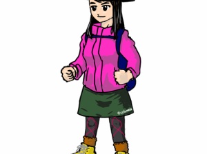 偏見まみれで登山女子の格好を描いてみた 絶対にマネをしてはいけない山歩き