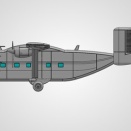 1/144 ショート SC.7 スカイバン海上保安庁、原型製作記