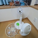風を揺らせて涼を届けて、片付けて。