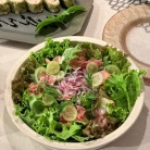 栗のペペロンチーノと豚ヒレ肉の香草パン粉焼きとかの夜ごはん