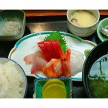 『新橋「寿司 しのだ」刺身定食 840円』の画像