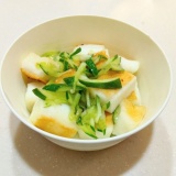 ガリバタきゅうり和え焼きはんぺん