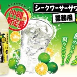 『【業務用】ゴクゴク飲める爽やかサワー「シークワーサーサワーの素 業務用」』の画像