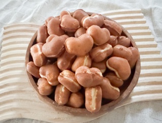 「森田屋 ハートのベビーカステラ」の『ハート型ベビーカステラ』（高槻市北園町）【たかつーグルメ】