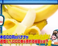深田さん、皮ごと食べられるバナナです　深田恭子「むきたい…」
