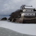 雪の新発田城