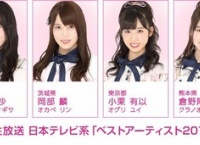日テレ「ベストアーティスト2019」に坂口渚沙、岡部麟、小栗有以、倉野尾成美が出演！
