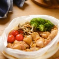 レンジにおまかせ♪鶏肉と野菜の包み照り焼き【#簡単 #時短 #レンジ #ヘルシー #クレハタイアップ #PR】