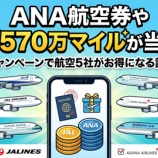 『ANA航空券やJAL570万マイルが当たる！JATAキャンペーンで航空5社がお得になる詳細まとめ』の画像