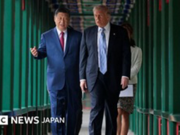 米トランプ大統領北京訪問　習近平と会談