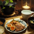 初めて作った鶏ももチャーシュー。新たな食感だった！