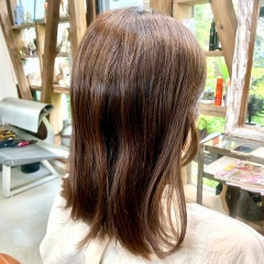 ネオメテオストレート( 縮毛矯正 )&リタッチ( カラー )